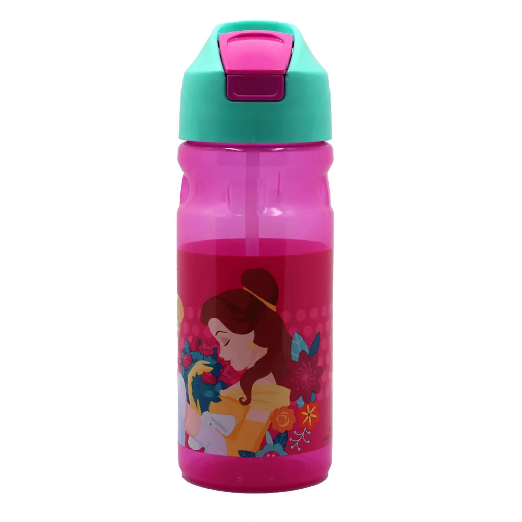 Disney Hercegnők Spring műanyag szívószálas kulacs 500 ml