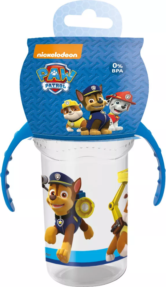 Mancs Őrjárat Rescue Team itatópohár 330 ml (Szívószálas)