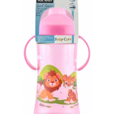 Baby Care Sport itató 330 ml - pink