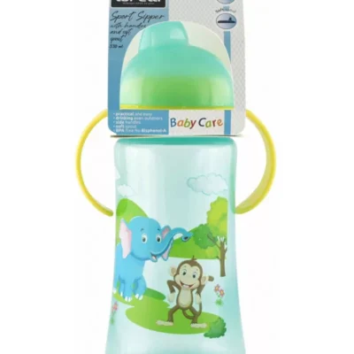 Baby Care Sport itató 330 ml - green