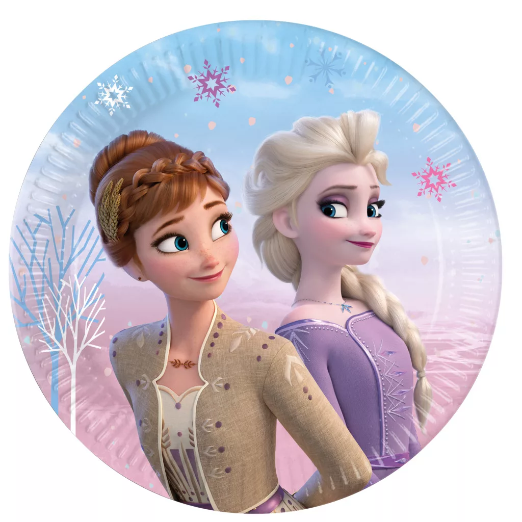 Disney Jégvarázs Wind papírtányér 8 db-os 20 cm