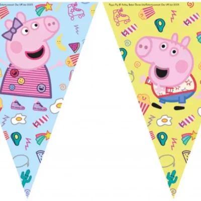 Peppa malac Messy Play zászlófüzér 2,3 MÉTER