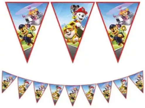 Mancs Őrjárat Rescue Heroes zászlófüzér 2,3 MÉTER