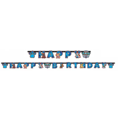 Mancs őrjárat Happy Birthday felirat