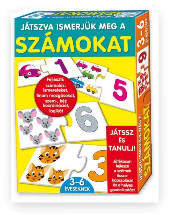 Játszva ismerjük meg a számokat – Párosító játék