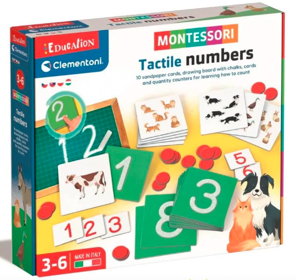 Montessori tapintható számok - Clementoni