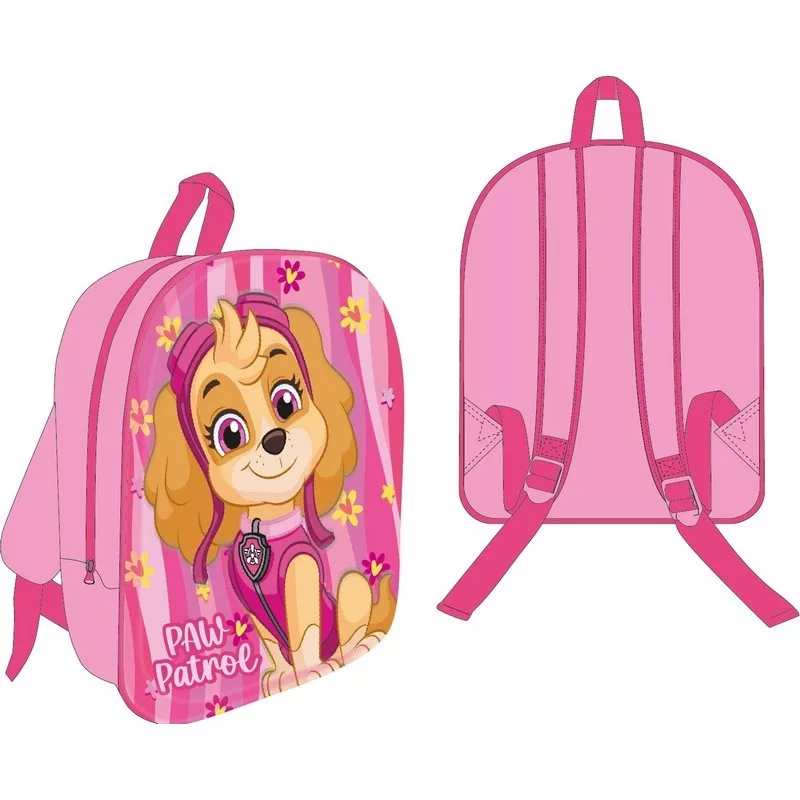 Mancs Őrjárat Pink Skye 3D hátizsák, táska 30 cm