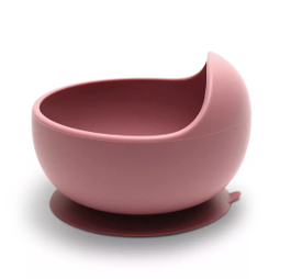 Lorelli szilikon tál tapadókoronggal - Deep Pink