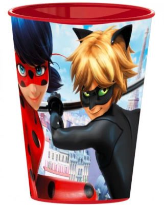 Katicabogár és Fekete macska kalandjai Heroes műanyag pohár 260 ml