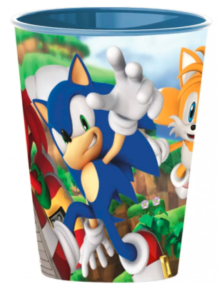 Sonic a sündisznó Adventure műanyag pohár 260 ml