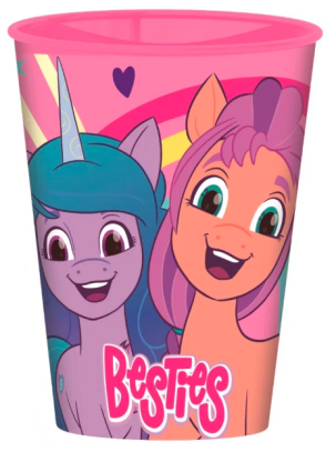 Én kicsi pónim Movie Core műanyag pohár 260 ml