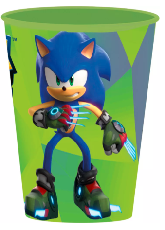Sonic a sündisznó Prime műanyag pohár 260 ml