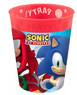 Sonic a sündisznó Sega micro prémium műanyag pohár 250 ml