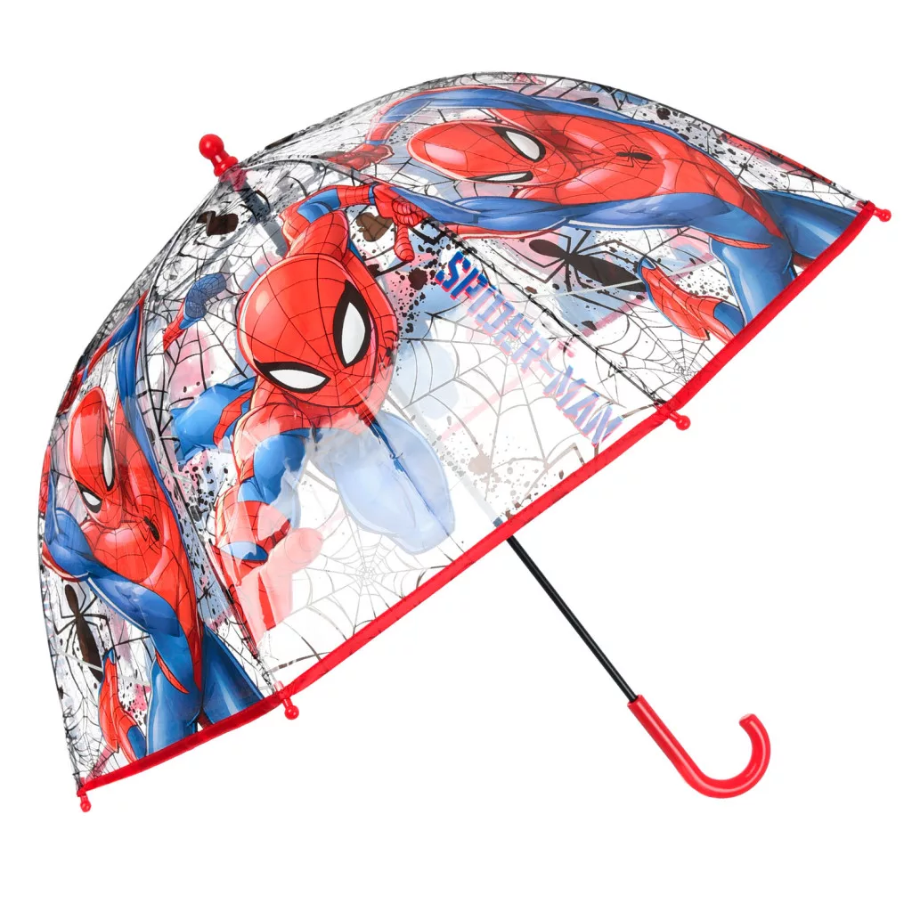 Pókember Web Power gyerek átlátszó esernyő Ø72 cm
