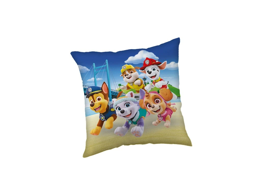 Dekoratív párna 40x40 cm - Paw Patrol "Bridge"