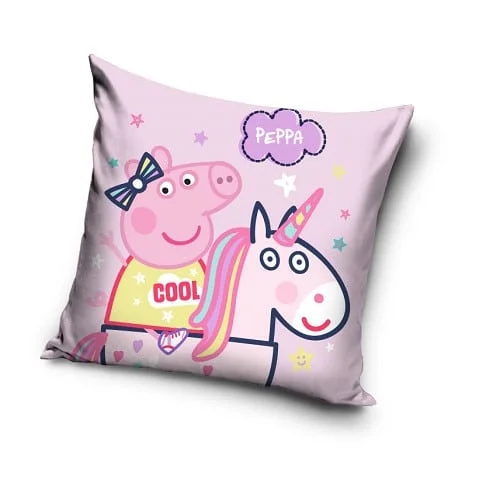 Peppa malac Unicorn párna, díszpárna 40×40 cm
