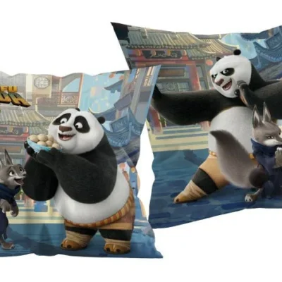 Kung Fu Panda párna, díszpárna 40×40 cm