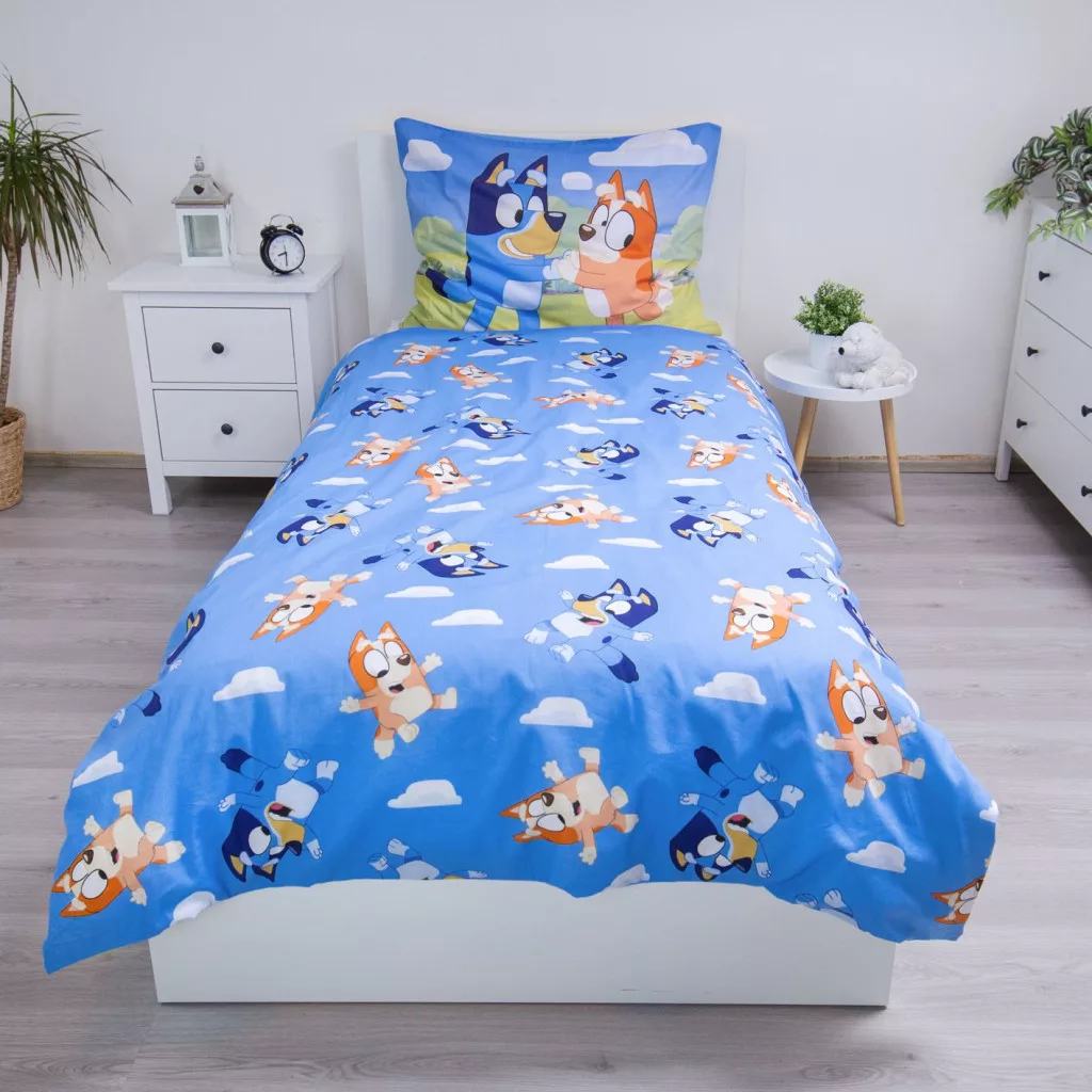 Bluey Happy Family ágyneműhuzat 140×200cm, 70x90 cm - Image 3