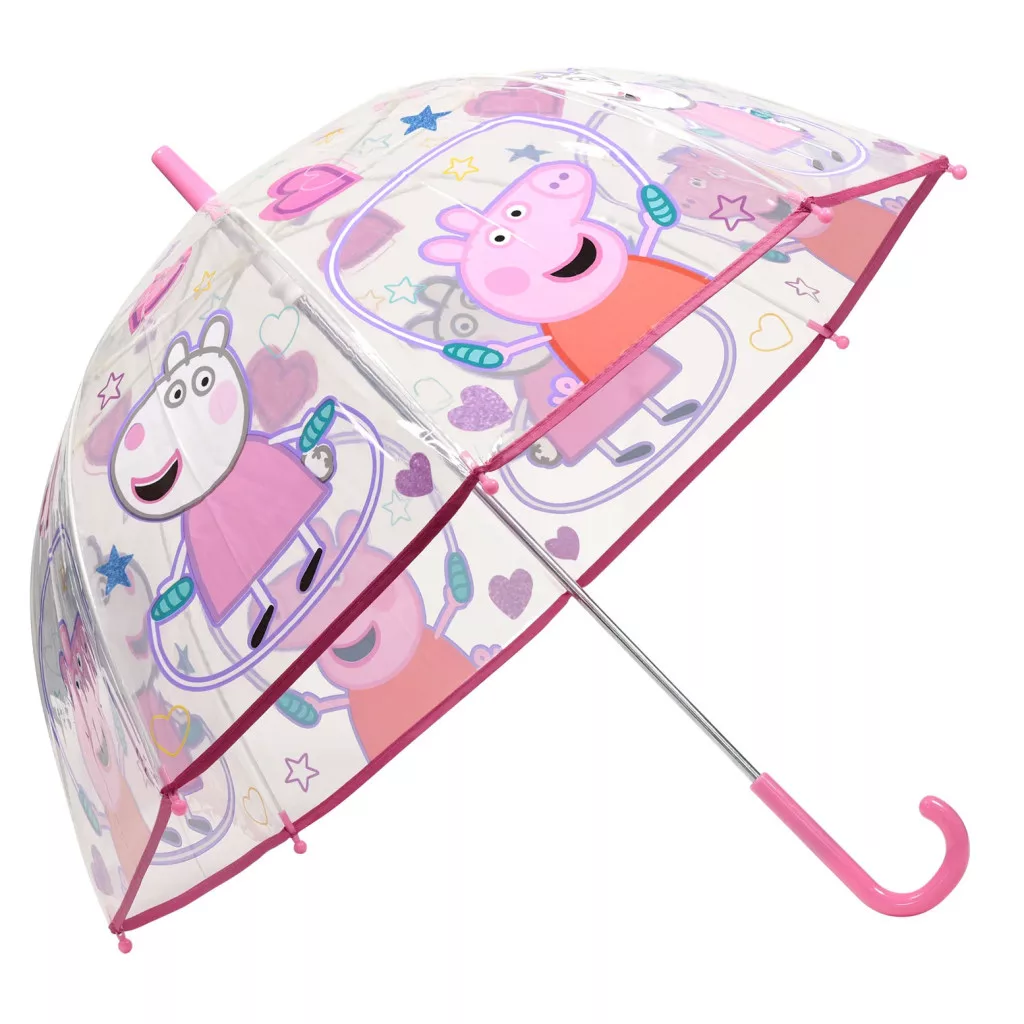 Peppa malac Jump Rope gyerek átlátszó esernyő Ø70 cm