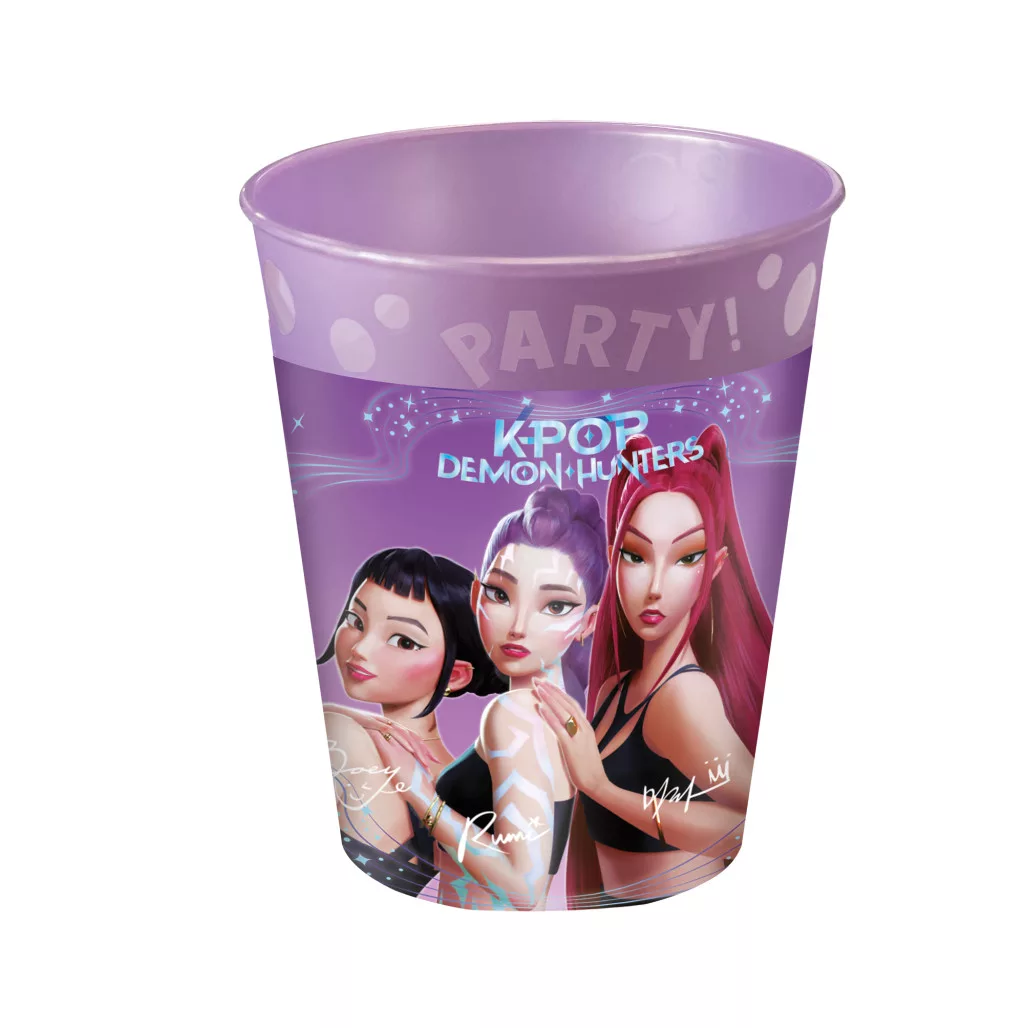 K-pop Démonvadászok Honmoon micro prémium műanyag pohár  250 ml