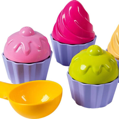 Muffin homokozó játékszett zacskóban