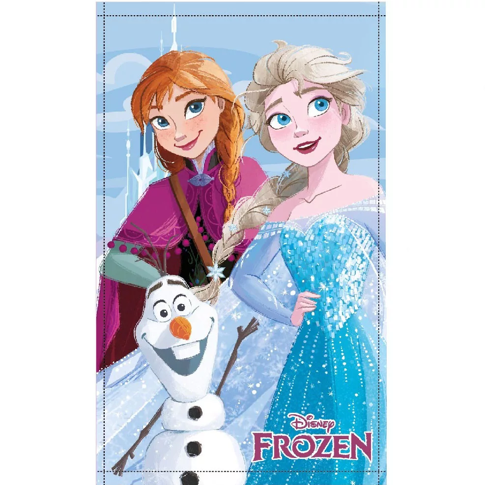 Disney Jégvarázs Friends Forever kéztörlő, arctörlő, törölköző 30x50cm